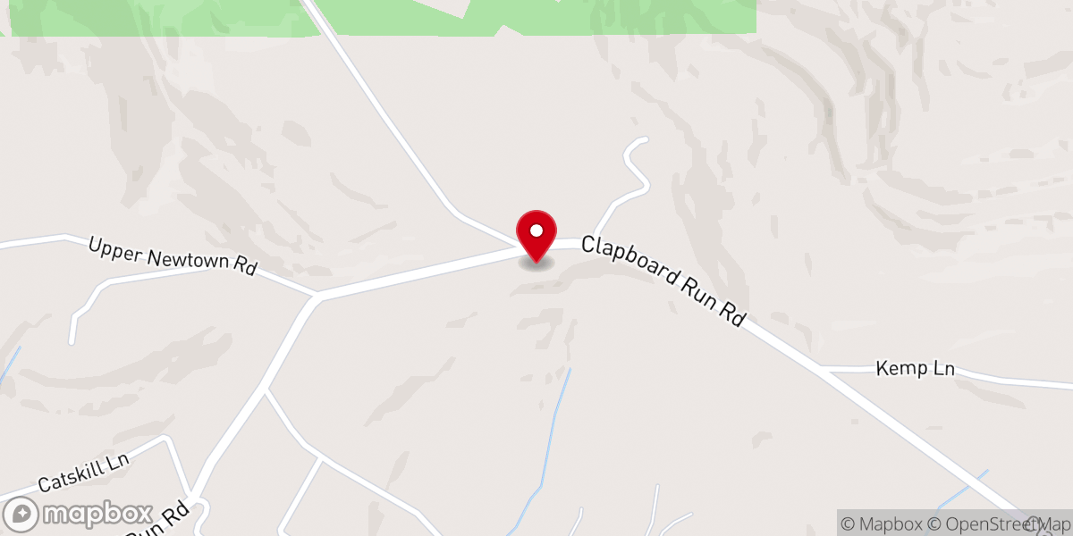 Map showing location of Locust Grove Church Of The Brethren