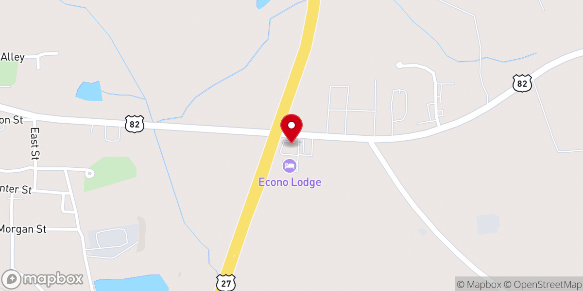 Map showing location of Cuthbert Citgo