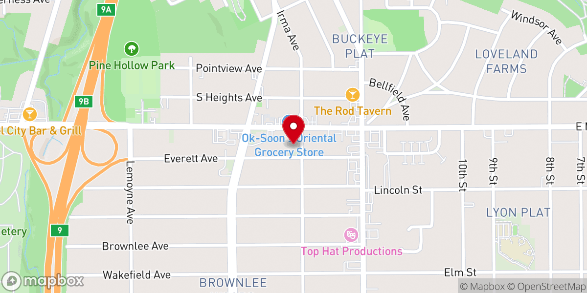 Map showing location of New Vision New Day Ministry