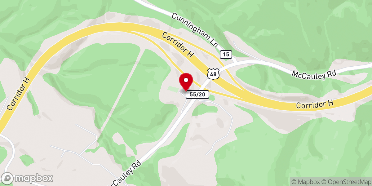 Map showing location of Walnut Grove Church of the Brethren