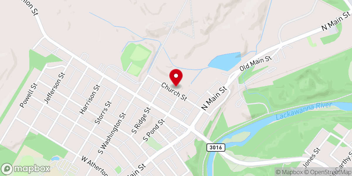 Map showing location of Concillio Pentecostal Jesucristo El Libertador Inc