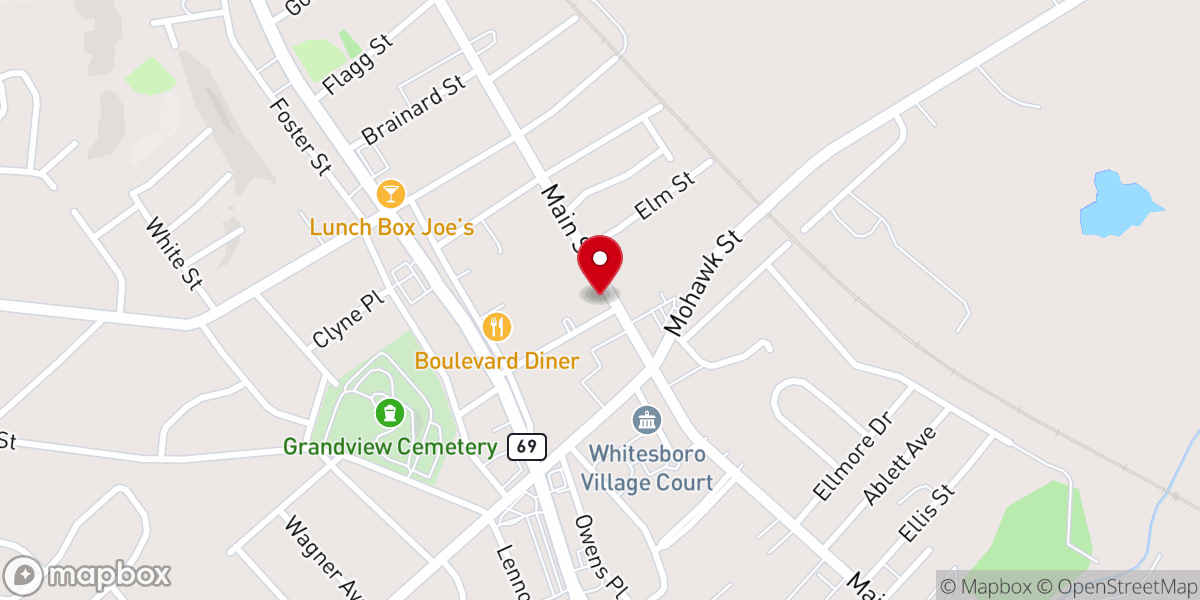 Map showing location of Iglesia Unificando Corazones Contrictos Pentecostal Church