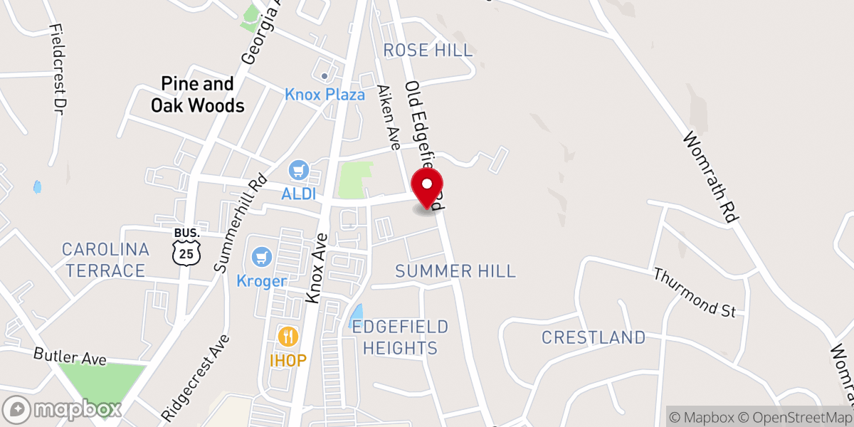 Map showing location of Our Lady of Peace School