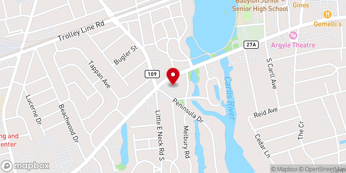 Map showing location of Community Church