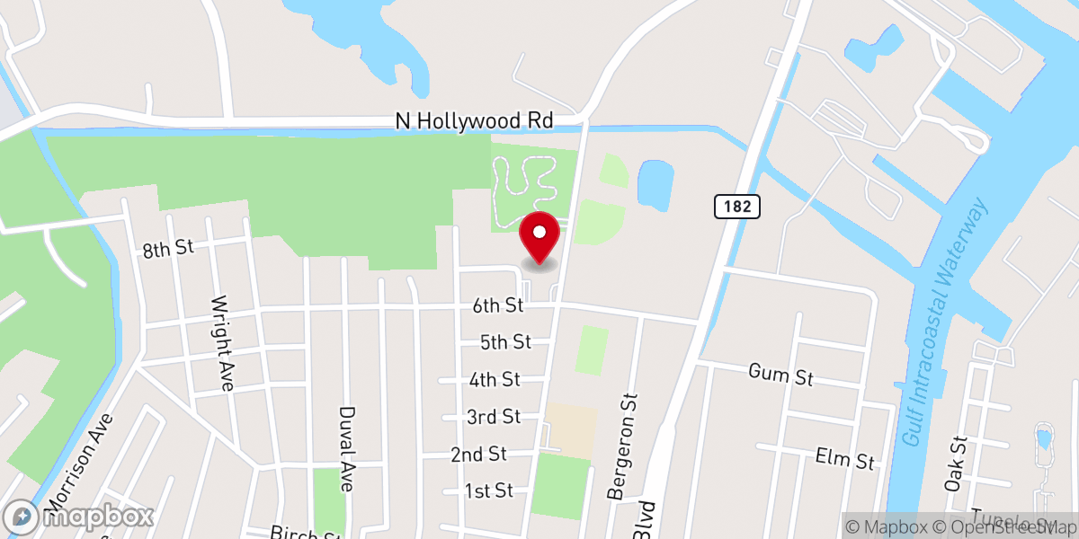 Map showing location of St. Gregory Barbarigo School