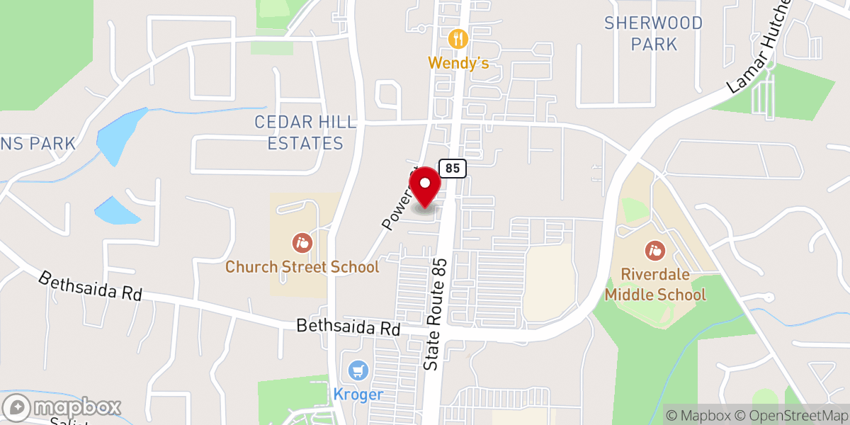 Map showing location of Mountain of Fire and Miracles Ministries RIVERDALE