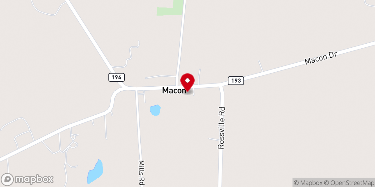 Map showing location of Lifeline Baptist Church