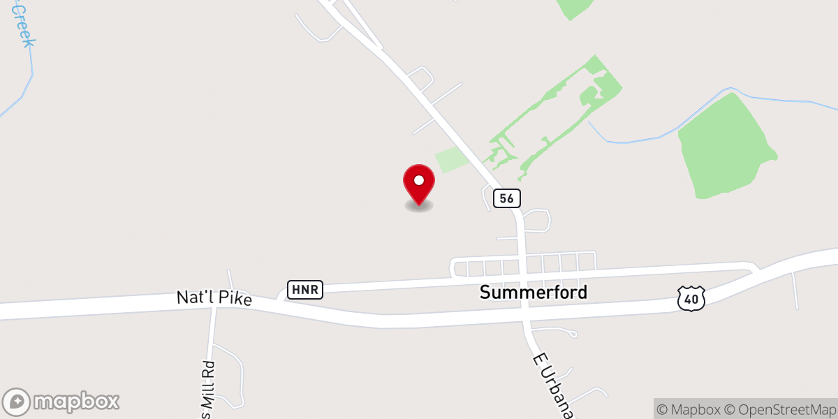 Map showing location of Redeemer Freewill Baptist Chur