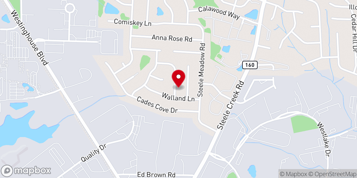 Map showing location of Laura Jackson Ministries