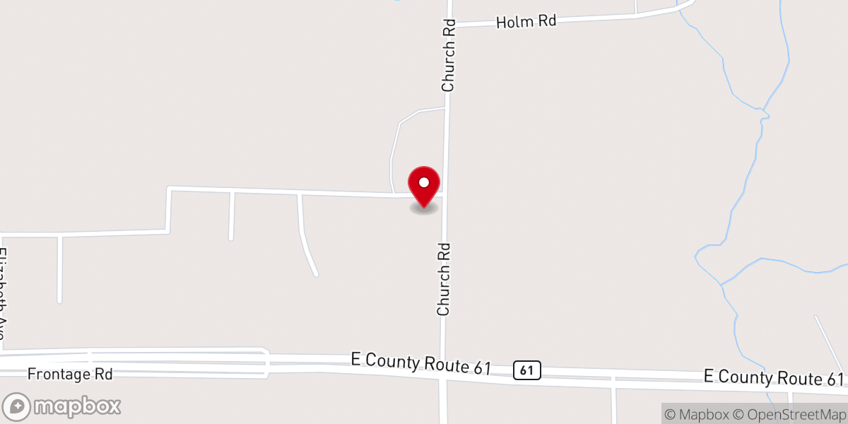 Map showing location of Esko Apostolic Lutheran Church