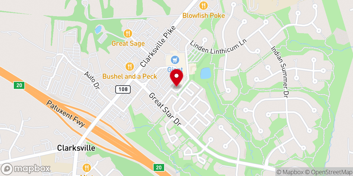 Map showing location of Church of God