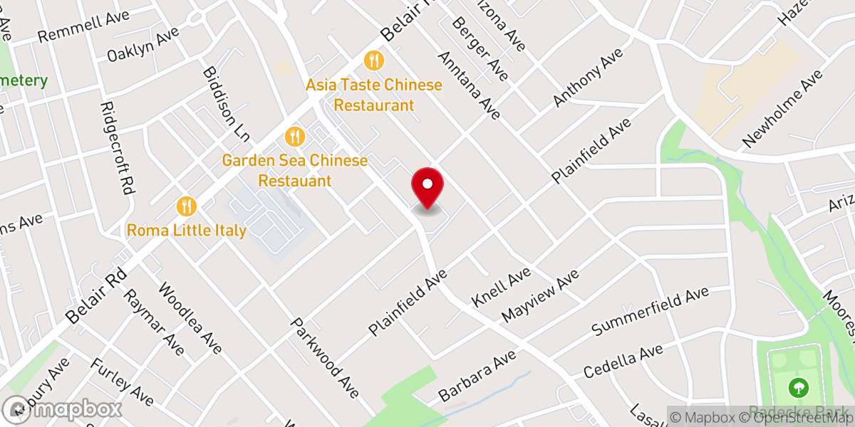 Map showing location of St Anthony's