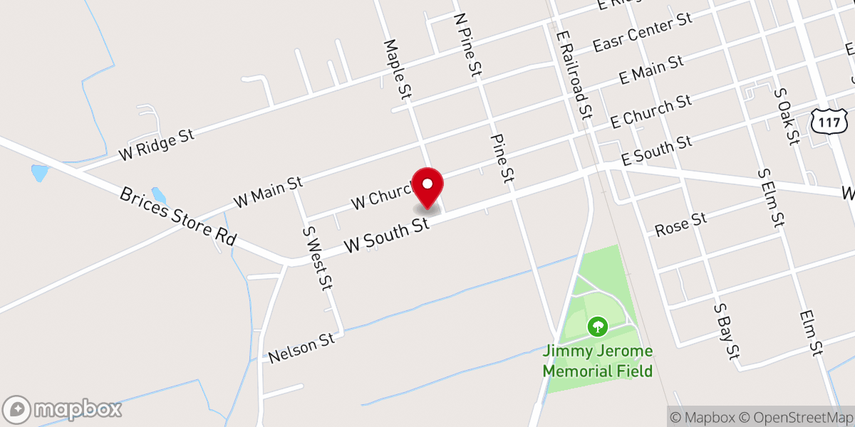 Map showing location of St Luke Holy Church