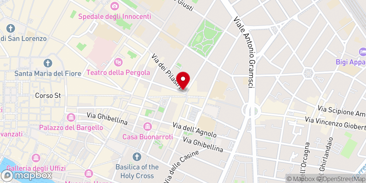 Map showing location of Oratorio della Compagnia di San Michele della Pace