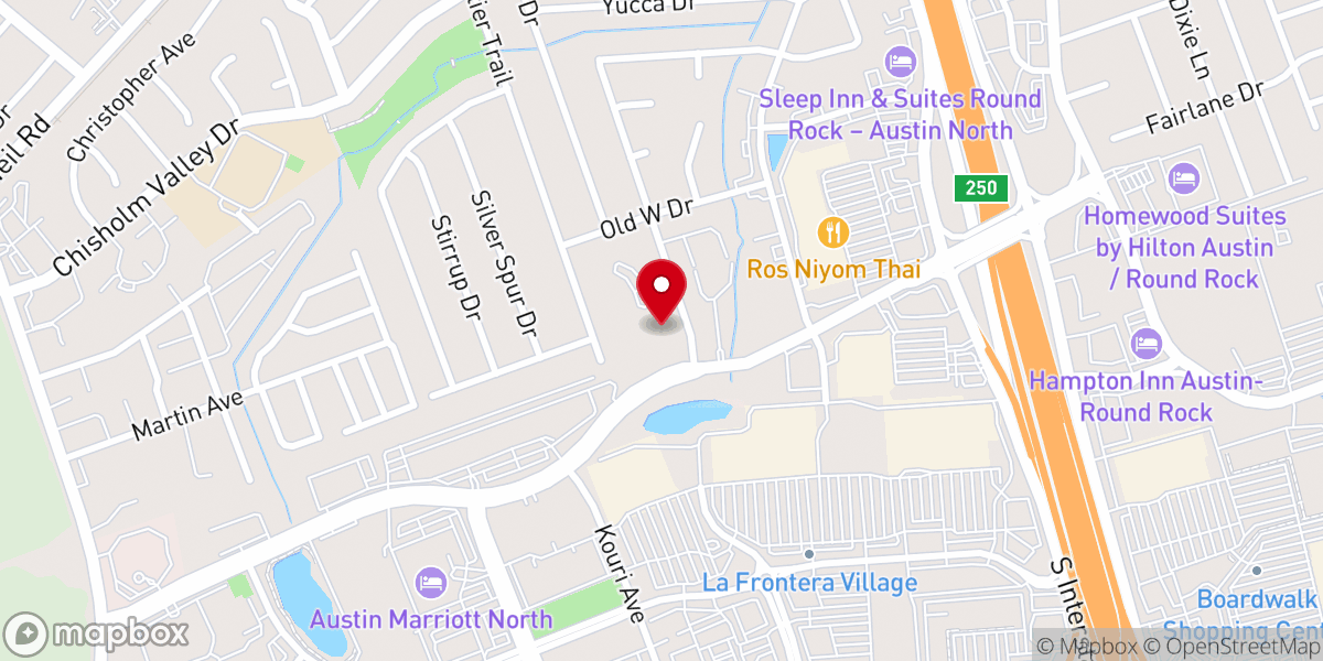 Map showing location of Freedom Center Christian Church