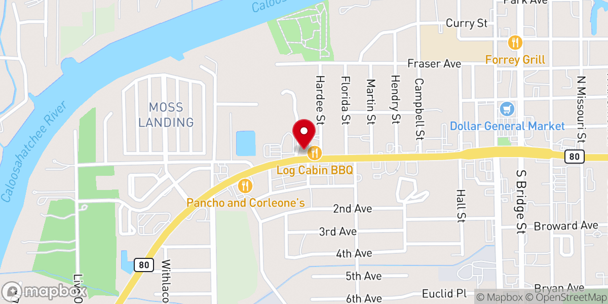 Map showing location of Iglesia Misionera Dios es Amor 1 Jn 4:8