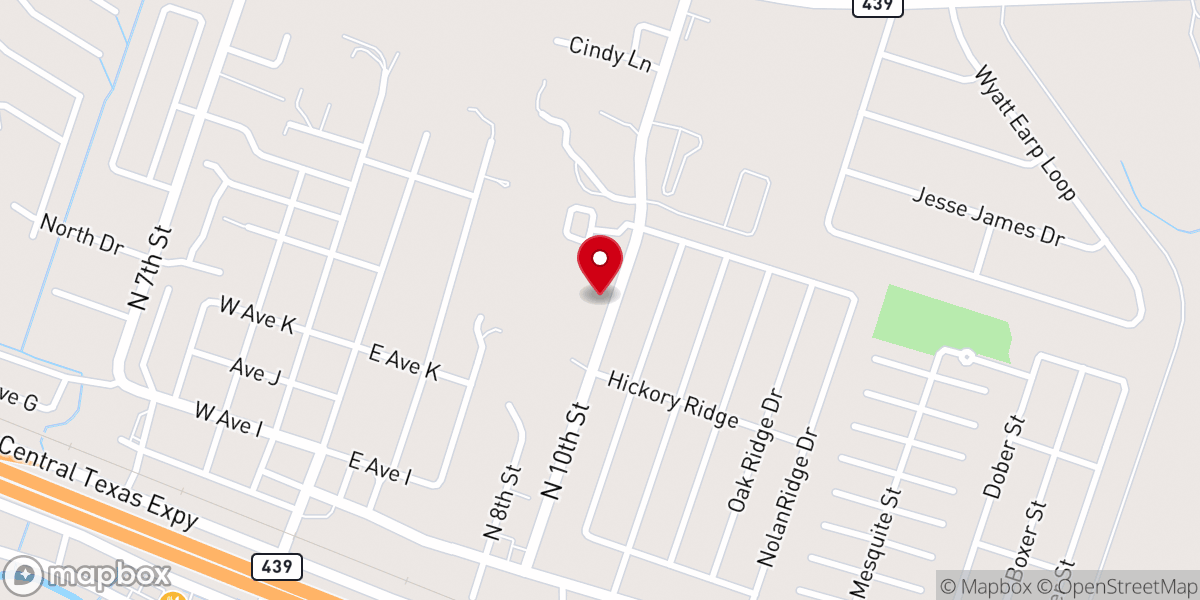 Map showing location of Grace Abound Tabernacle