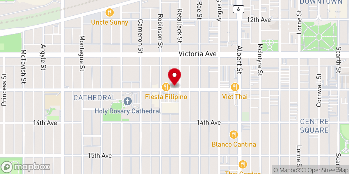 Map showing location of Cathedral Village Arts Festival