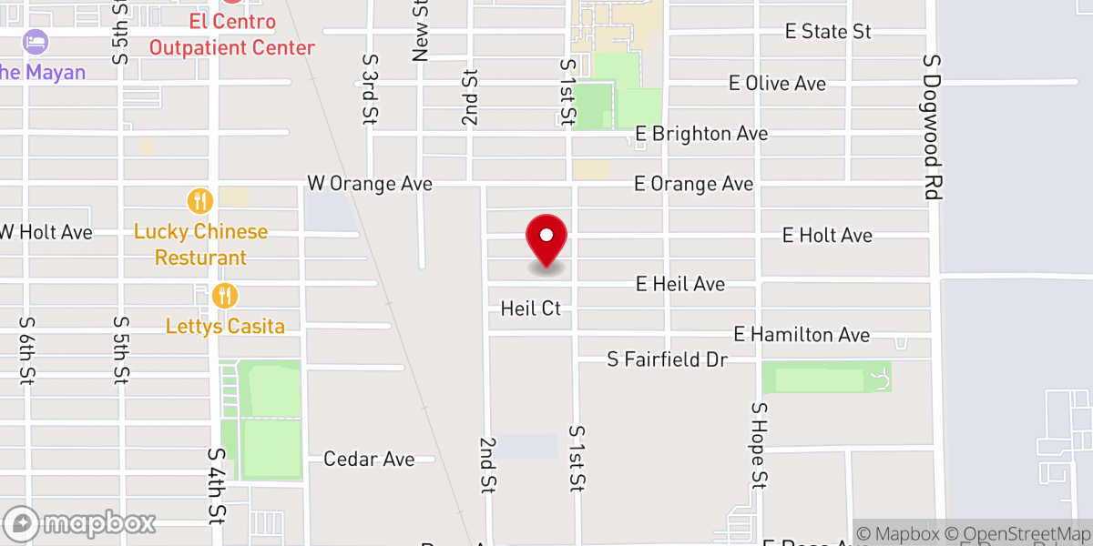 Map showing location of Heritage Family Fellowship