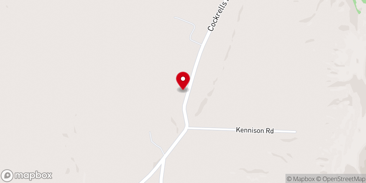 Map showing location of Scioto Baptist Church