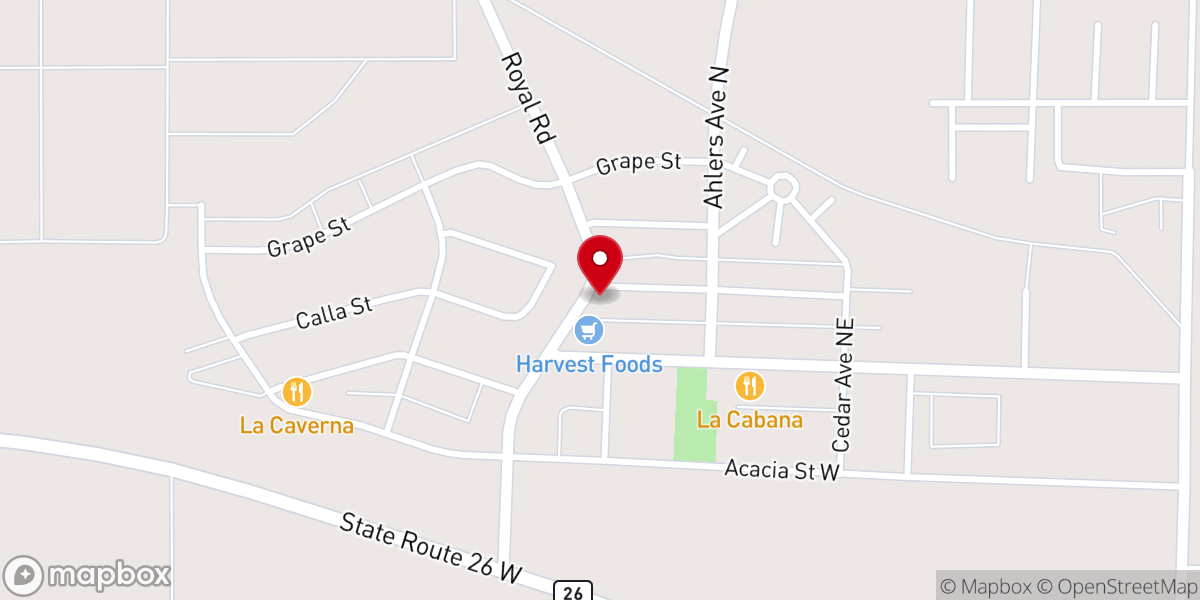 Map showing location of St Michael's Parish Rectory