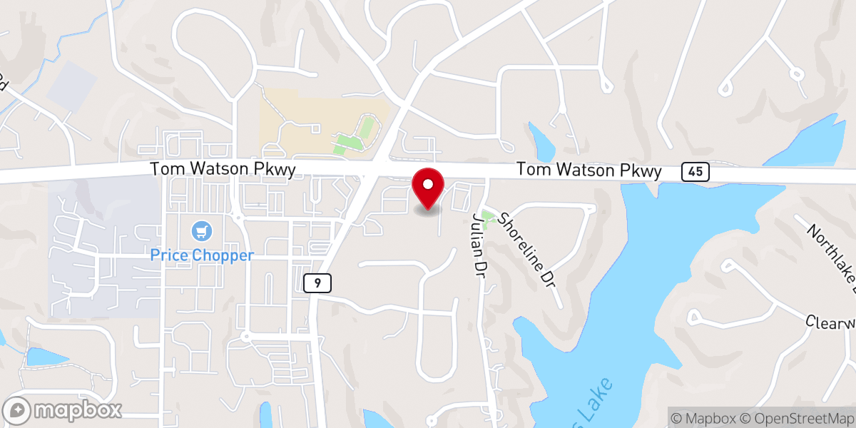 Map showing location of Fellowship of Grace Church