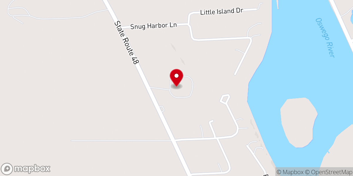 Map showing location of Fulton Alliance Church
