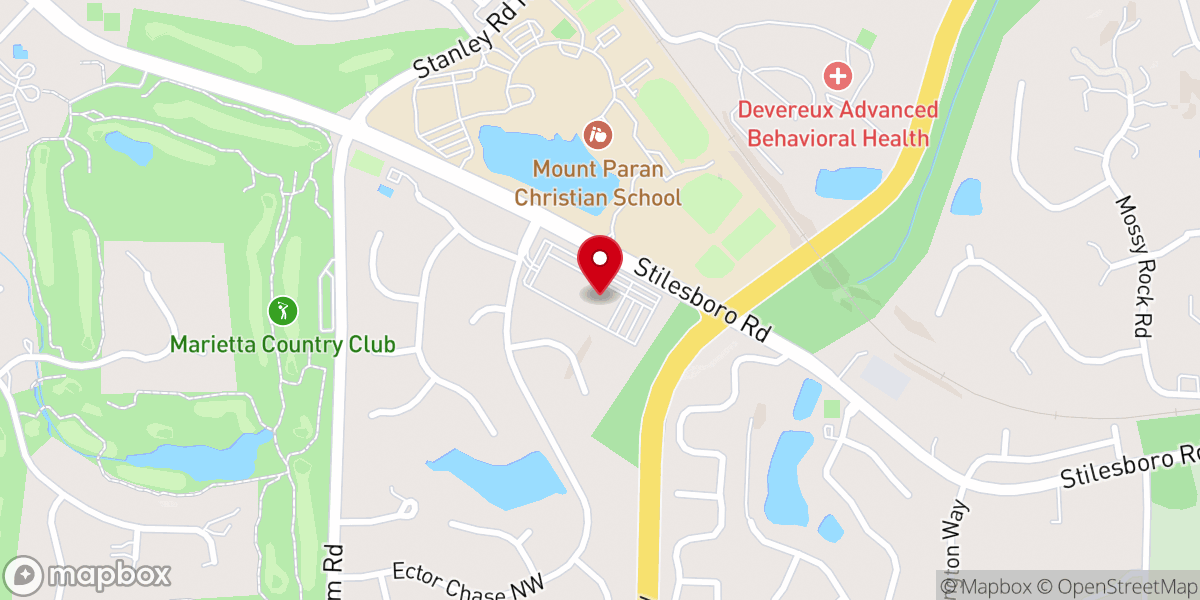 Map showing location of RiverStone Church