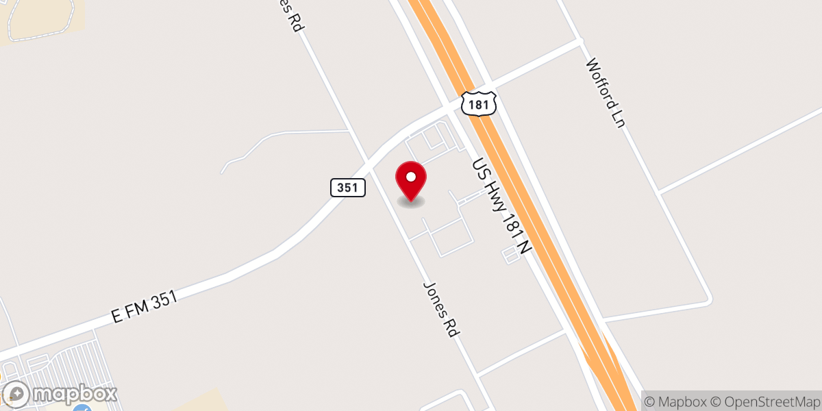 Map showing location of Mt. Zion Revival Center