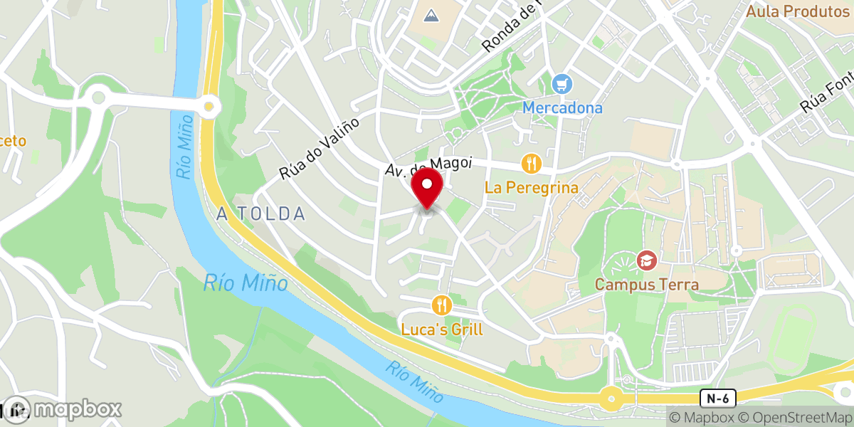 Map showing location of Capilla de Fingoi
