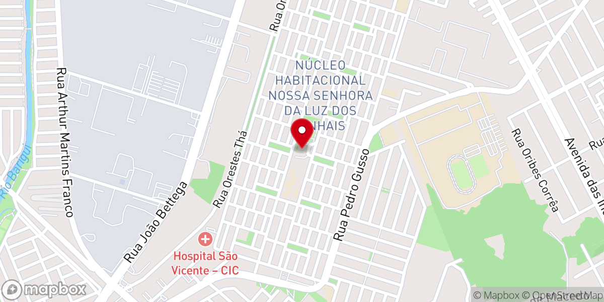 Map showing location of Paróquia Nossa Senhora da Luz