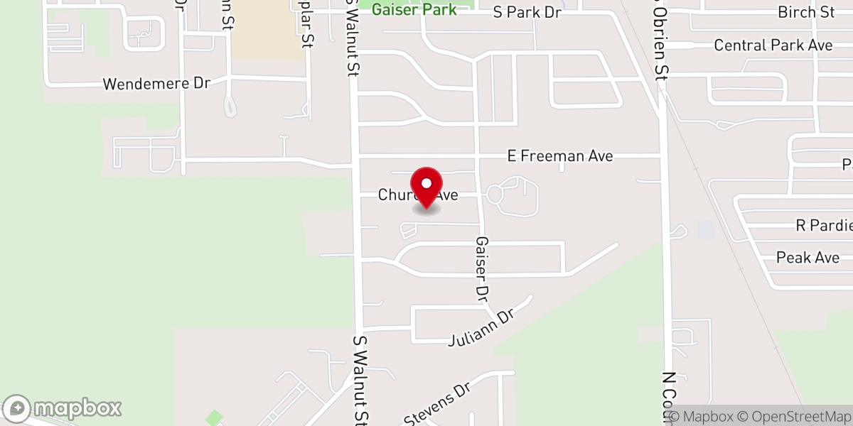 Map showing location of Lutheran Community Home, Inc.