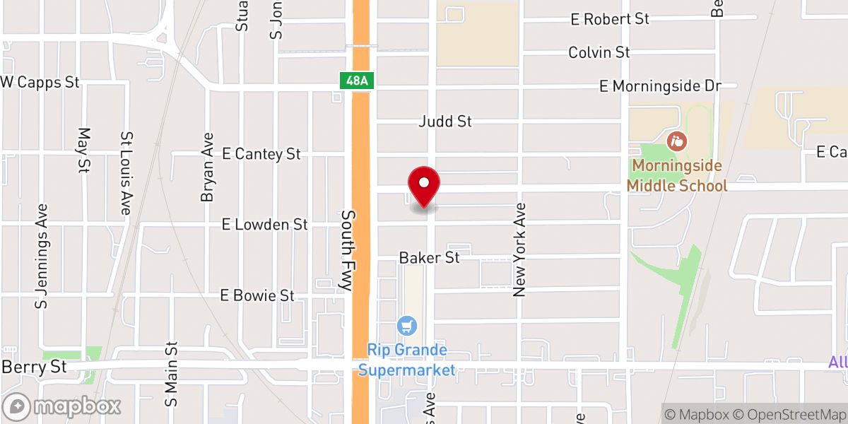 Map showing location of Morningside UMC Church