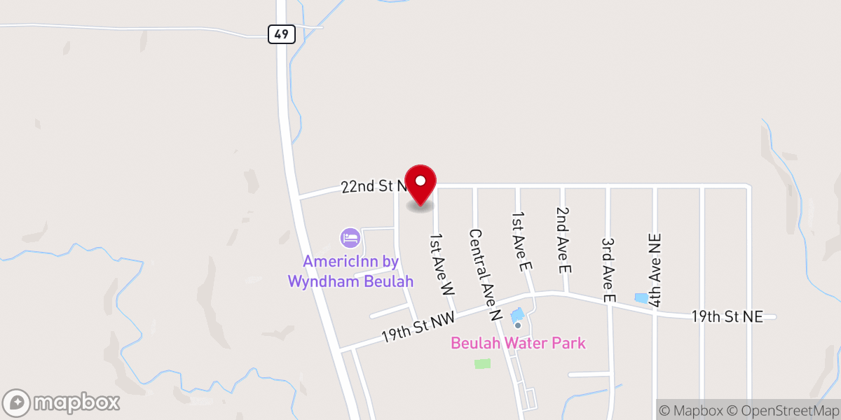 Map showing location of Prairie View Church of God