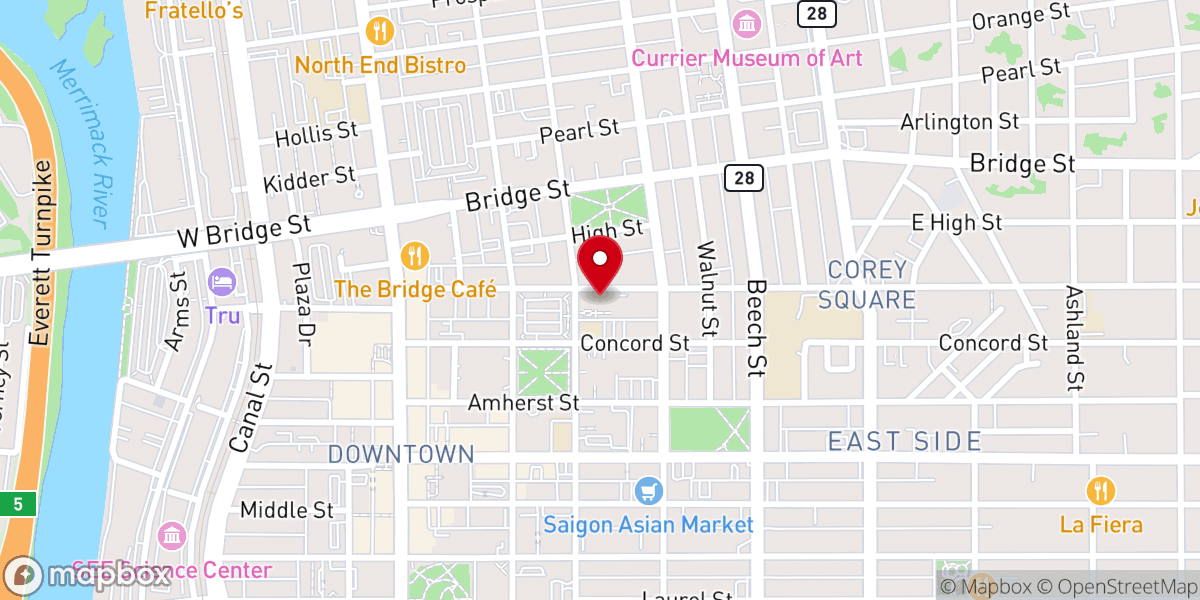 Map showing location of Saint Joseph Cathedral