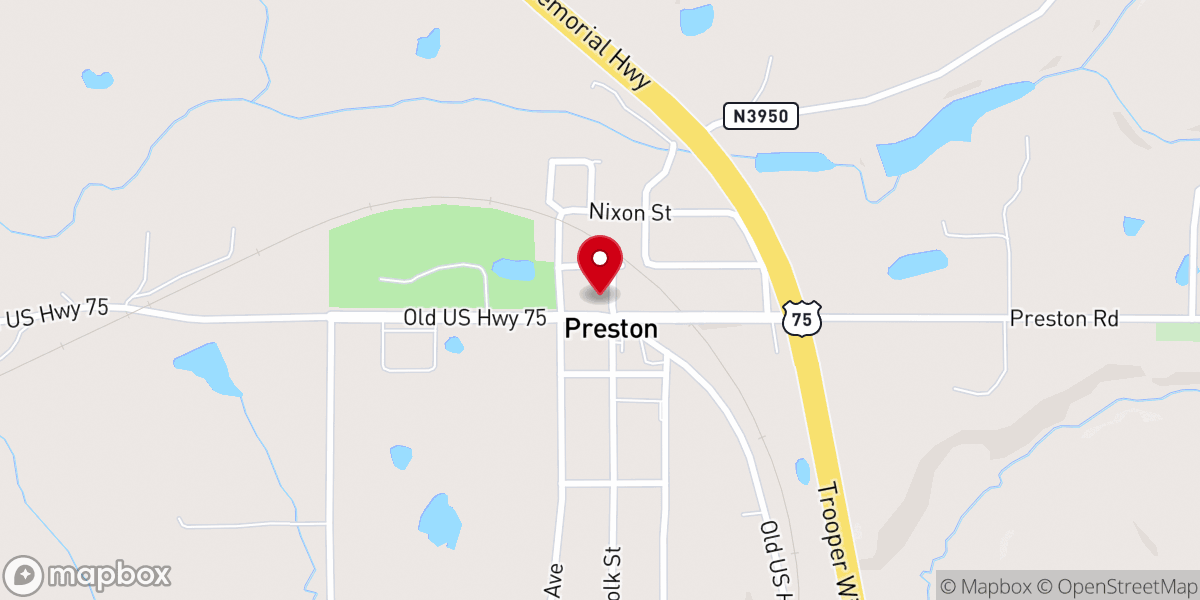 Map showing location of FBC Preston