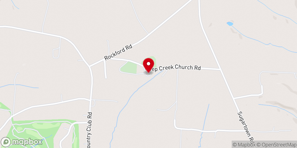 Map showing location of Deep Creek Friends Meeting