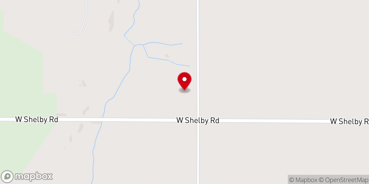 Map showing location of Shelby Seventh-day Adventist Church