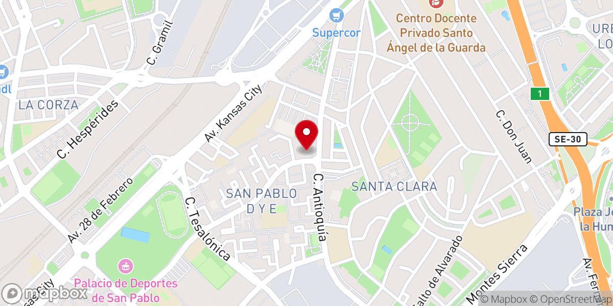 Map showing location of Cofradia Virgen Del Carmen De San Pablo