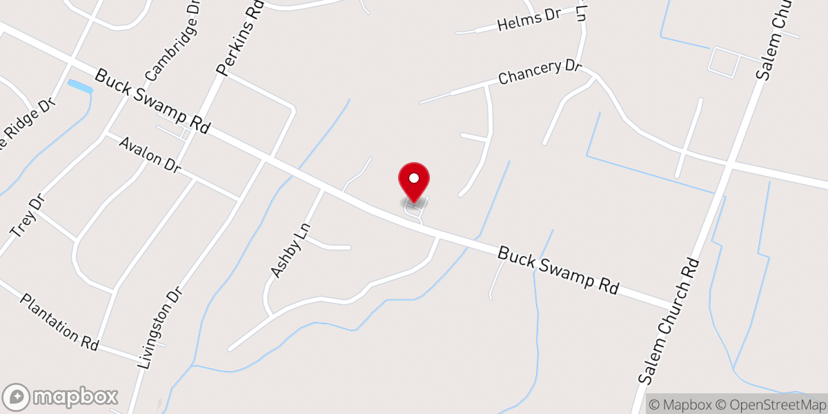 Map showing location of Word Faith Center