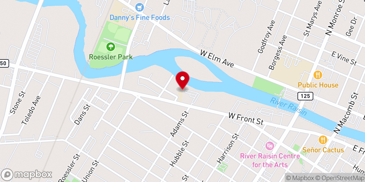 Map showing location of St Michael's Religious Education