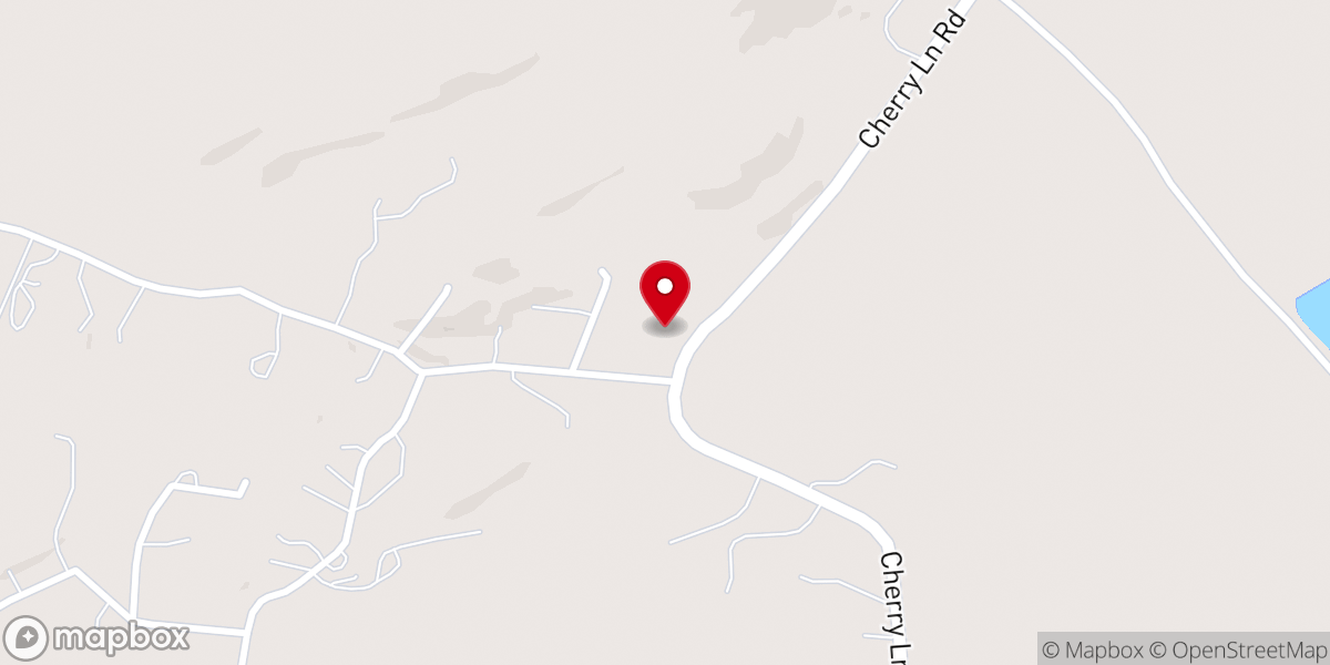Map showing location of Living Hope Baptist Church