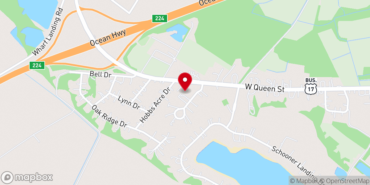 Map showing location of Countryside Church of Christ