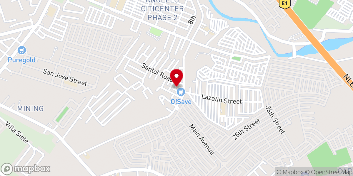 Map showing location of Emmanuel Baptist Church Metro Angeles