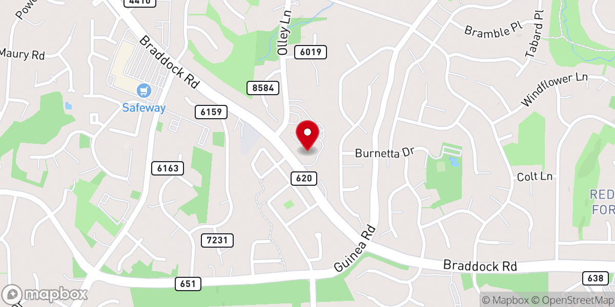 Map showing location of Good Shepherd Episcopal Church