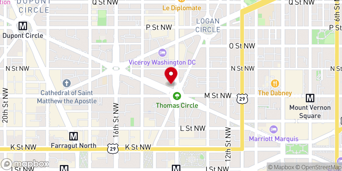 Map showing location of Keith Russell Lee Ministries