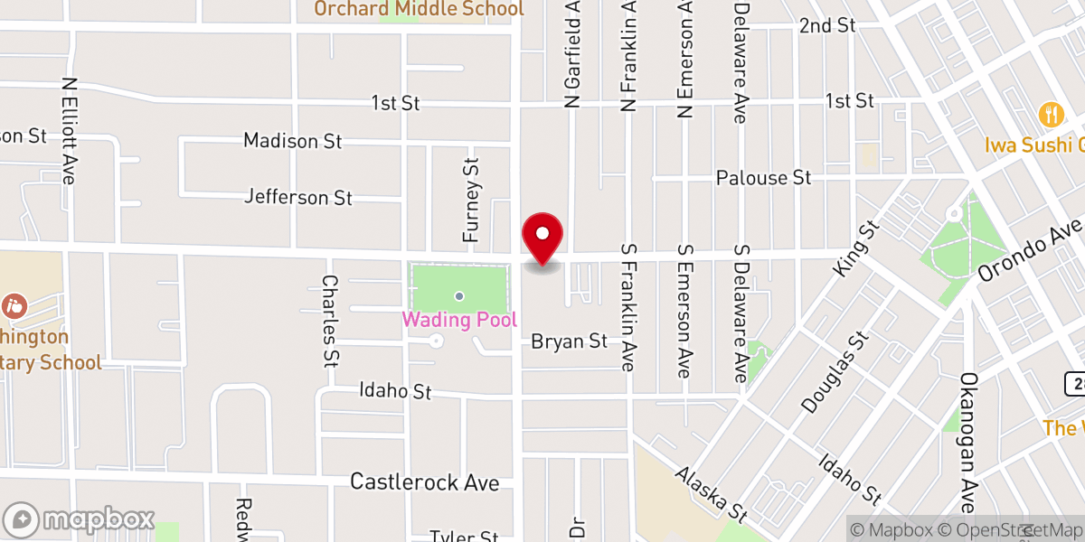 Map showing location of First United Mechodist Church