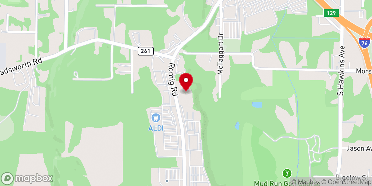 Map showing location of Heavens Gate Community Church