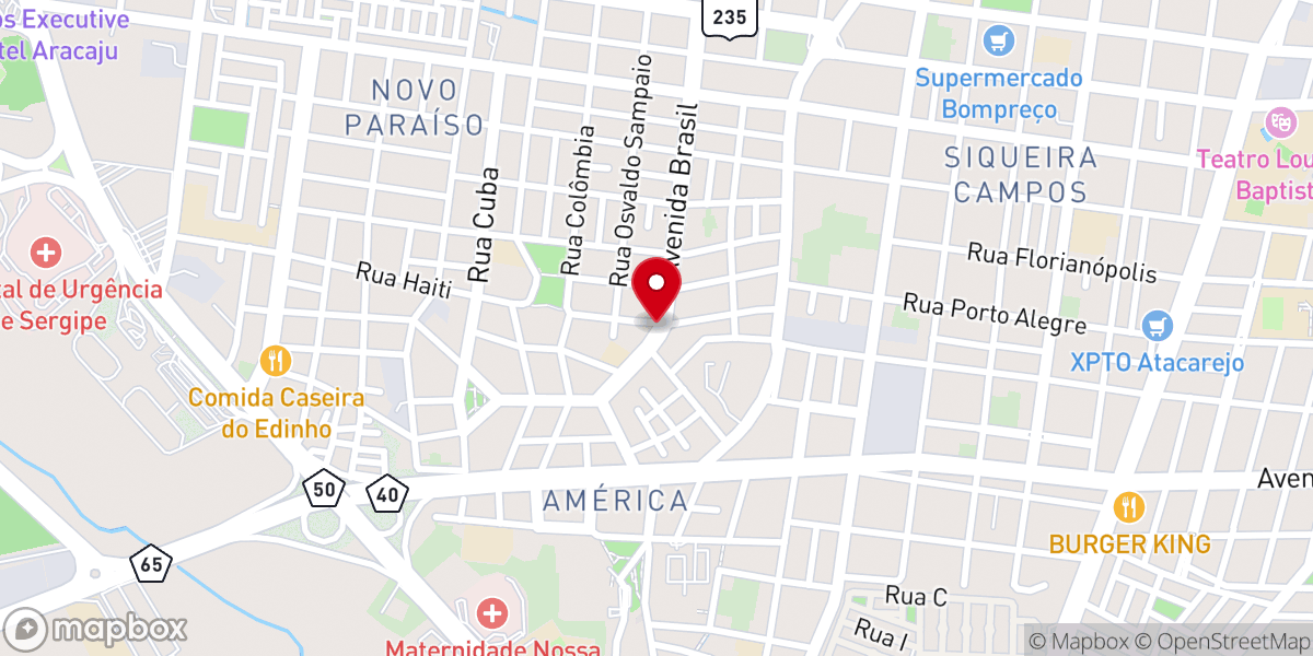 Map showing location of Igreja Pentecostal Lugar Santo De Oracao