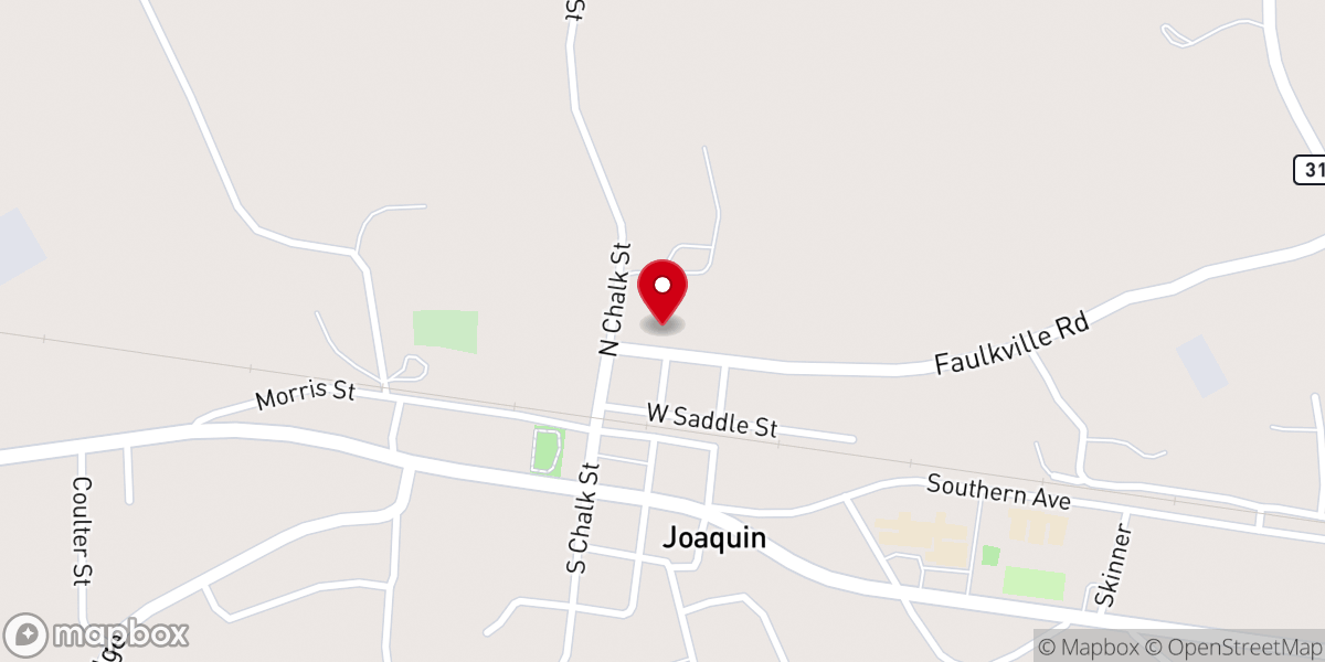 Map showing location of Paxton United Methodist